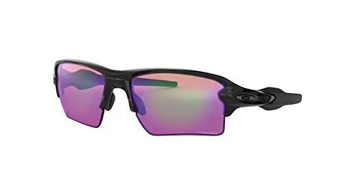 Produktbild: Oakley Herren Flak 2 Sonnenbrille, Schwarz (Polished Black/Prizmgolf), 59 mm