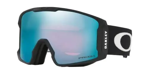 Produktbild: Oakley Herren Lineminer 707004 0 Sportbrille, Schwarz (Matte Black/Prizmsapphireiridium), L