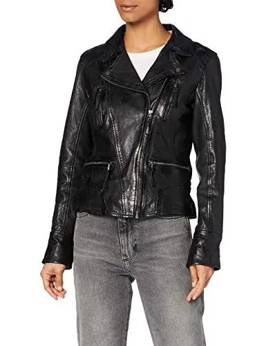 Produktbild: Oakwood Damen BlousonJacke Schwarz Schwarz, Herstellergröße: S