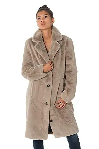 Produktbild: Oakwood Damen Cyber Mantel, Beige (Beige Foncé 0625), XX-Large (Herstellergröße: 2XL)