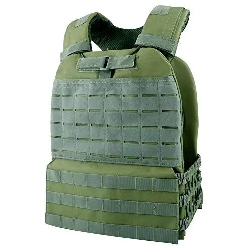 Produktbild: OAREA Taktische Weste - Outdoor & Militär - Erwachsene, Militärsimulation, Jagd, Airsoft - Unisex - L - Camouflage - Nylon - Haken und Öse - XL