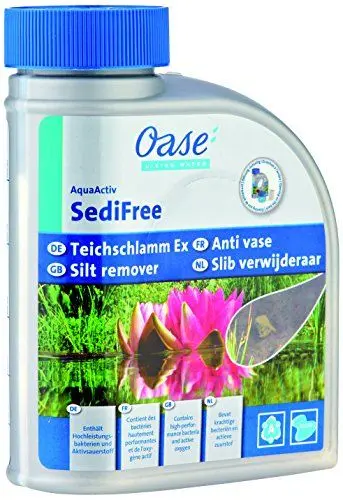 Produktbild: OASE 50560 AquaActiv SediFree 500 ml - Hochleistungsbakterien zum Abbau organischer Schlammablagerungen, Granulat mit Aktivsauerstoff