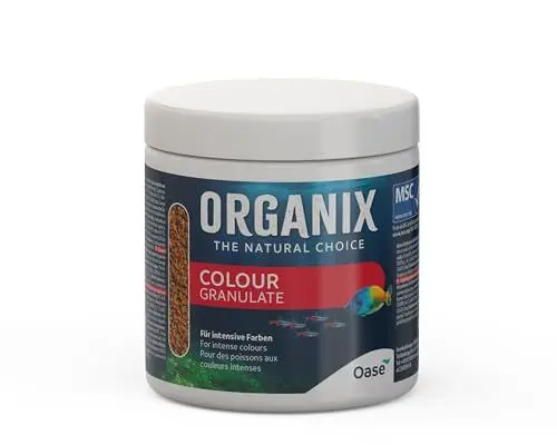 Produktbild: OASE ORGANIX Colour Granulate 250 ml MSC - Fischfutter in Granulatform, Aquarienfutter für intensive Farbenpracht, für Aquarienfische im Gesellschaftsbecken