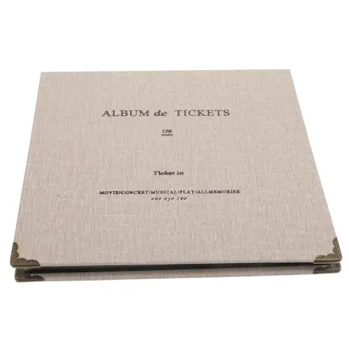 Produktbild: OATIPHO 1Stk Fotoalbum Inhaber eines Ticketalbums Ticketinhaber Rechnungen gästebuch Ticket-Sammelbuch Quittungs-Aufbewahrungsbuch Haushalt Coupon Schutz Veranstalter reisen Sammelalbum