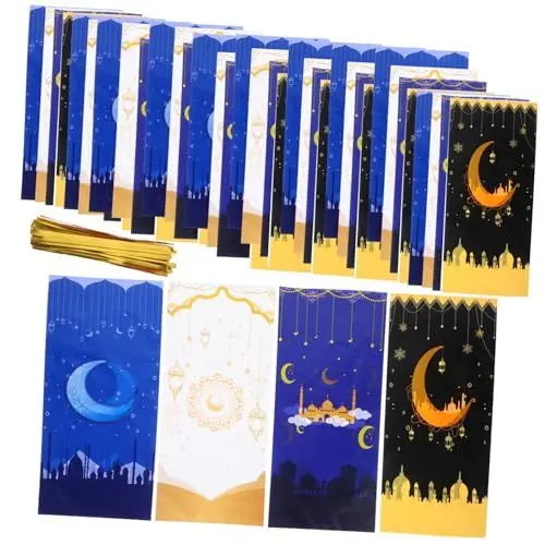 Produktbild: OATIPHO 1 Satz Essenstasche Taschen Kegelförmige Leckerlibeutel Party Zellophantüten Für Kekse Klare Kekstüten Verpackung Geschenktüten Süßigkeitentasche Kekstasche Hoch 50 Stück