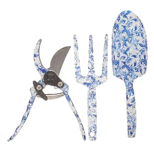 Produktbild: OATIPHO 1satz Gartenwerkzeugset Aluminium Mit Ergonomischen Holzgriffen Handspaten Rechen Und Schaufel Für Effizientes Pflanzen Und Pflegen Im Garten