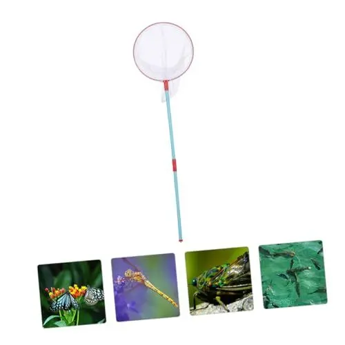 Produktbild: OATIPHO 1stk Schmetterlingsnetz Kinderfänger Schmetterlingsfangnetz Schmetterlingsfängernetz Käfernetz Kinder Zusammenklappbarer Käferfänger Kunststoffstange Faltbar Großer Schmetterling