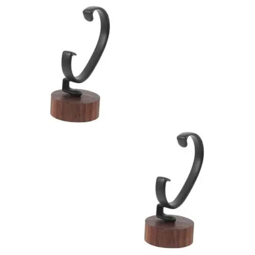 Produktbild: OATIPHO 2 Stück Uhrenständer Show Rack Uhrenhalter Für Display Armbanduhr Aufbewahrungsständer Armbanduhrenständer Armbanduhrenhalter Tischgestell Walnussholz Männer Und Frauen