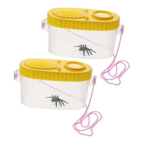 Produktbild: OATIPHO 2st Insektenbetrachter Kinderwerkzeuge Werkzeuge Zur Erkundung Der Natur Mehrzweckwerkzeug Viewer-Container-Tools Fänger Beobachtungsinstrument Critter-Fall Plastik Tier Spielzeug
