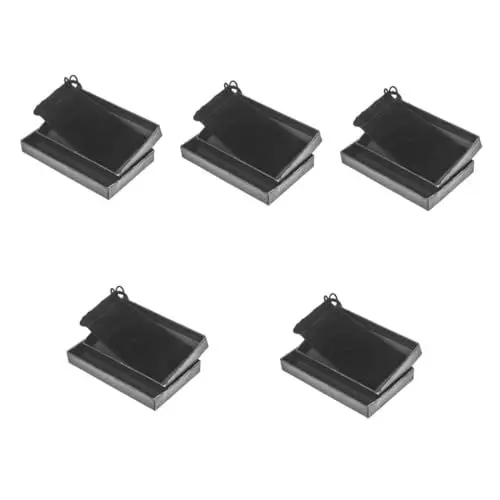 Produktbild: OATIPHO 5 Sätze -Geschenkbox aufbewahrungsdose storage boxes smokerbox raucher zubehör rauchfall Ohrringe-Organizer Abteil -Geschenketui kleiner Messerkoffer Karton Black