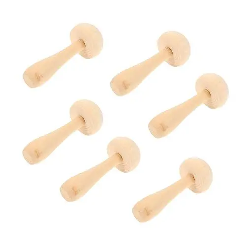 Produktbild: OATIPHO Holz Pilz Set 6pcs 10cm Wohnkultur Spielzeug Für Jungen Und Mädchen Weihnachten