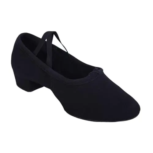 Produktbild: OATIPHO Ballettschuhe Für Damen Tanzschuhe Mit Niedrigem Absatz Weiche Sohle Und Laufsohle Aus Wildleder Für Yoga Und Tanzübungen