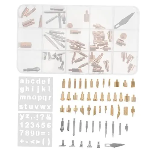Produktbild: OATIPHO Brenner 1 Schachtel Wärmeübertragungs-Set Ersatz für Brandmalereispitzen Stiftspitzen für Holzbrenner woodburning tool pyrographie set Brennspitzen aus Holz Ersatzspitzen Heizung