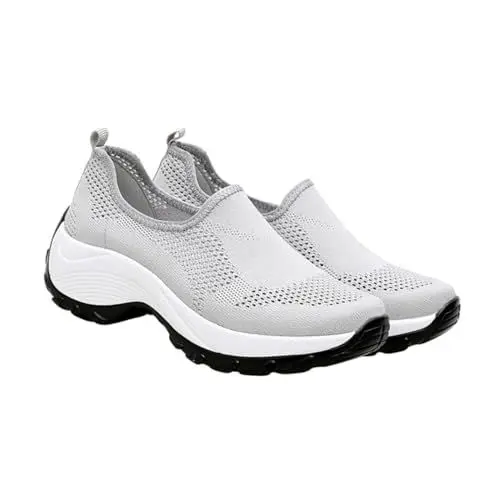 Produktbild: OATIPHO Damen Atmungsaktive Lauf Wanderschuhe Mit Luftpolster Leichte Outdoor Sneakers Für Reisen Und Freizeit Mesh