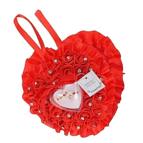 Produktbild: OATIPHO Herzkissen – Hochzeits-aufbewahrungsbox Braut-accessoire Für Hochzeitsbedarf Und Feiern