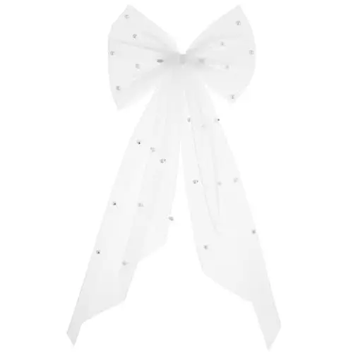 Produktbild: OATIPHO Ribbons Bows Brautschleier-clip Mesh-schleife Für Mädchen Hochzeit Haarschmuck Schleife Schleier Schleife Haarschleifen Für Mädchen