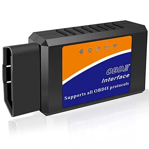 Produktbild: OBD2 Bluetooth Diagnosegerät Auto Scanner Code Leser für iOS Android Windows, OBD2 Bluetooth Adapter OBD Auto Diagnosegerät für Alle OBDII Protokoll Fahrzeug