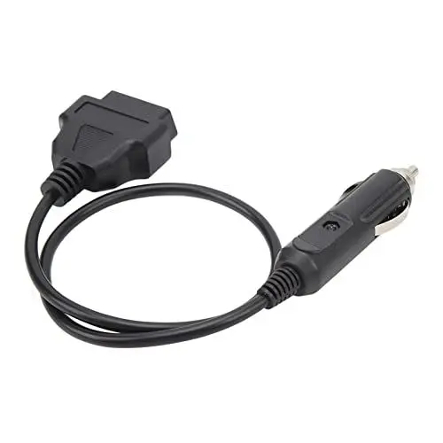 Produktbild: OBD2-Kabeladapter, OBD2-Fahrzeug-ECU-Notstromversorgungskabel 12 V mit Zigarettenanzünder, Auto-zu-OBD-Buchse, Kabeladapter