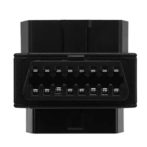 Produktbild: OBD-Splitter-Anschluss, Tragbarer 16-poliger OBD2-Adapter, Langlebig, Einfach zu Bedienen, 16-poliger Stecker auf 2 Weibliche ABS-Taschengröße für Diagnose-Extender