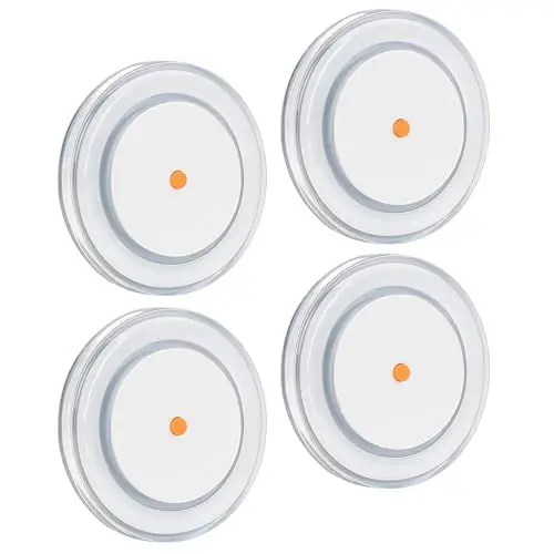 Produktbild: Obeaming 4 x Wohnmobil Boot 12V LED Lampe Deckenleuchte, Dimmbar Eingebauter Dimmschalter 76mm 320lm Aufbauleuchte, für Wohnwagen Yacht Auto Innenbeleuchtung (5000K)