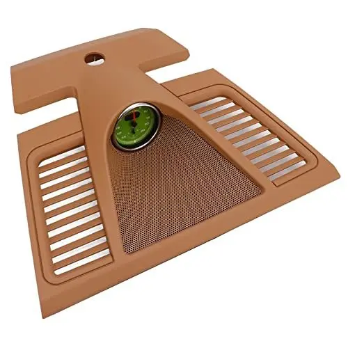 Produktbild: Obere Mittlere Armaturenbrettabdeckung, Professionell, Glatt, Exquisit, Verschleißfest, 970 552 151 01 6W0 Armaturenbrett-Uhrenblende für Auto (Beige)