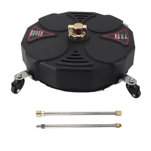 Produktbild: Oberflächenreiniger Hochdruckreiniger, Flächenreiniger Für Hochdruckreiniger, 2500PSI 13 Zoll Hochdruckreiniger Oberflächenreiniger Benzin Hochdruckreiniger für Einfahrten, Terrassen