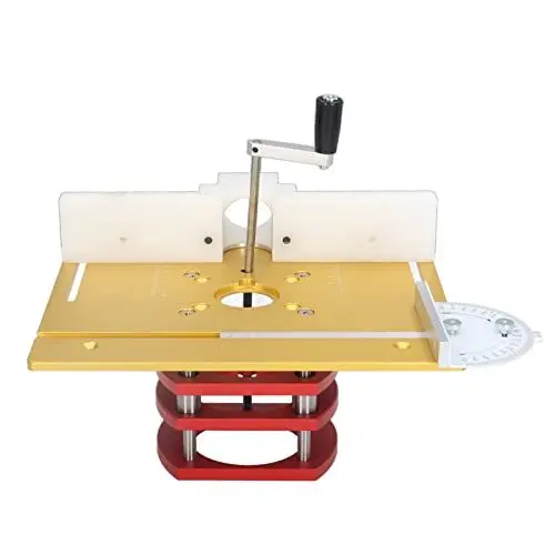 Produktbild: Oberfräsen-Hubtisch, Oberfräsen-Hebeplatte, Anfastischplatte, Universelle Holzbearbeitungsmaschine, Gravur, Schlitzen, Trimmbasis Zum Schlitzen, Trimmen, Anfasen