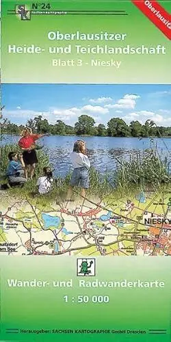 Produktbild: Oberlausitzer Heide- und Teichlandschaft - Blatt 3 Niesky: Wander- und Radwanderkarte. 1:50000