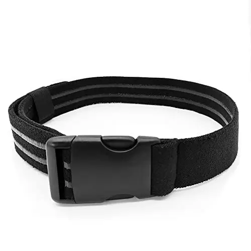 Produktbild: Oberschenkelgurt für Holster, Taktische Anti-Rutsch-Beinschlaufen im Freien für EDC mit Schnellverschluss Seite Schnalle für die Jagd und Schießen, elastische Nylon-Gewebe Unisex