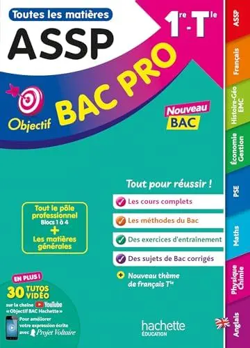 Produktbild: Objectif bac pro - ASSP (1re et Term) - Toutes les matières - BAC 2025
