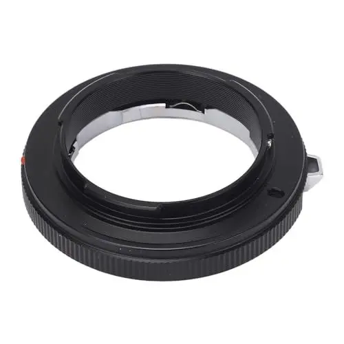 Produktbild: Objektiv-Mount-Adapter, Manueller Fokus Kompatibel für NEX-Kamera (M-Mount), Hochpräziser Manueller Fokus-Objektivadapter aus Aluminiumlegierung für NEX C3 NEX 5C A7 A7S A7SII