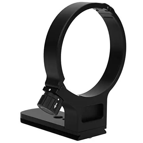 Produktbild: Objektiv-Stativhalterungsring, Objektiv-Stativhalterungsring aus Aluminiumlegierung, mit 1/4 Zoll und 3/8 Zoll Schraubenlöchern, für Tamron 100–400 Mm F4,5–6,3 Di VC USD (A035)