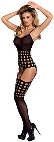 Produktbild: Obsessive Damen Fabulous Bodystocking Unterwäsche, Schwarz, S/M/L