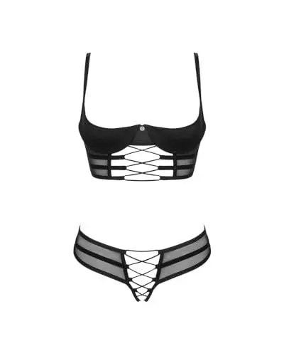 Produktbild: Obsessive Set Roxelia Dessous, Schwarz, XS/S