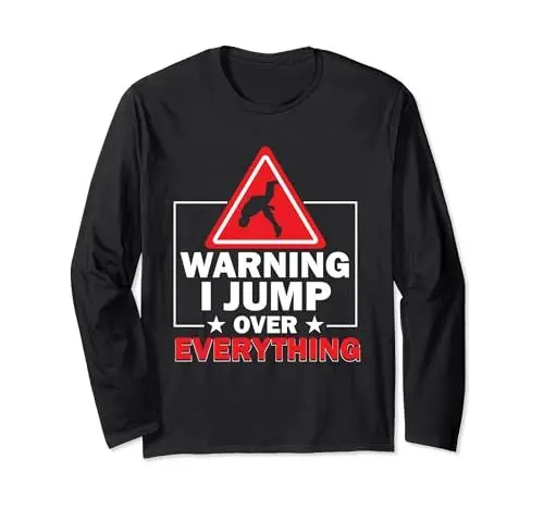 Produktbild: Obstacle Course Enthusiast Parkour Athlete Design Langarmshirt