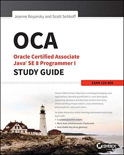 Produktbild: OCA: Oracle Certified Associate Java SE 8 Programmer I Study Guide: Exam 1Z0-808 (Sybex Study Guide)