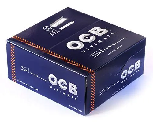 Produktbild: OCB 15428 Ultimate Rolling Papers, Drehpapier lang, 50 Heftchen a 32 Blatt