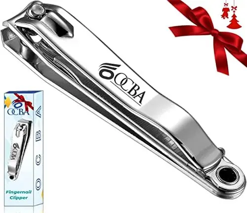 Produktbild: OCBA Nagelknipser aus Edelstahl, Nagelschneider für dicke Zehennägel, professionell, strapazierfähig, Fingernagelknipser, Zehennagelknipser für Männer und Frauen (Nagelknipser)