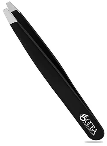 Produktbild: OCBA Pinzette Set Präzisions-Pinzetten set aus Edelstahl Perfekte Präzision zum Augenbrauenzupfen Gesichtshaarentfernung Hochwertige Pinzette für Frauen und Männer (1 Stück)
