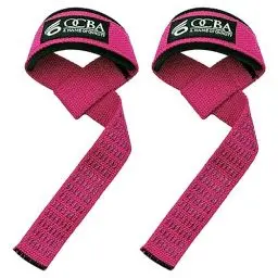 Produktbild: OCBA Zughilfen für Krafttraining Handgelenkschlaufen für Gewichtheben robuste Handgelenkbandagen gepolstert für Fitnessstudio Handgelenkstützen Powerlifting Fitness-Griffe