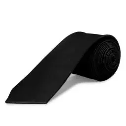 Produktbild: OcioDual Krawatten für Herren, Krawatte Schwarz für hochzeitsanzug Herren, Schmale Unisex Krawatte ohne Satindruck für Hochzeit, Party, kommunion, Krawatte Damen, 100% Polyester