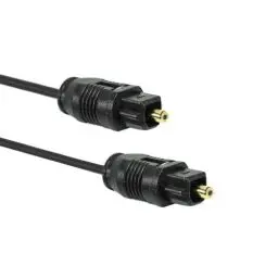 Produktbild: OcioDual Optisches Toslink Kabel 2m Faseroptik Optic Fiber Audio LWL SPDIF M/M Schwarz fur TV Optical Audio Cable Audiokabel