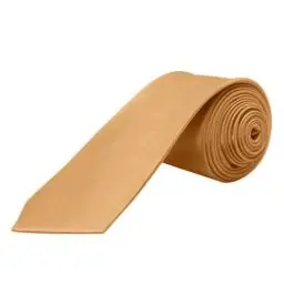Produktbild: OcioDual Krawatten für Herren, Krawatte Goldfarbenes für hochzeitsanzug Herren, Schmale Unisex Krawatte ohne Satindruck für Hochzeit, Party, kommunion, Krawatte Damen, 100% Polyester