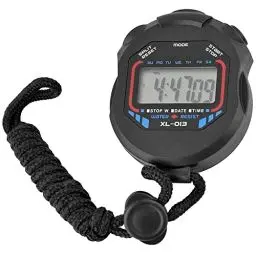 Produktbild: OcioDual Stoppuhr Sport-Uhr Multifunktion Digital Wecker Stopuhr Taschenuhr XL-013 Schwarz Uhren Timer Zeitmessung Datum Uhr