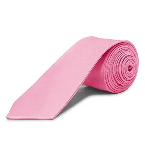 Produktbild: OcioDual Unisex schmale Krawatte ohne Satindruck für Feiern und Veranstaltungen, 100% Polyester