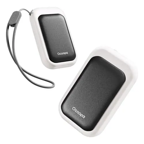 Produktbild: OCOOPA UT4 Young Handwärmer Wiederaufladbar, Magnetische 2er-Pack, Elektrisch Taschenwärmer, Ultrakompakt für Handschuhe, 3 Heizstufen, Wärme Geschenk für Männer, Frauen, Outdoor, Golf, Camping, Jagd