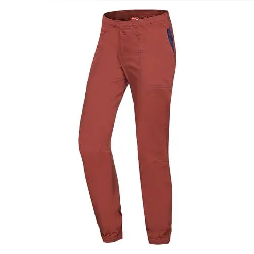 Produktbild: Ocun M Jaws Pants Braun - Atmungsaktive elastische Herren Baumwoll Kletterhose, Größe S - Farbe Brown Bran