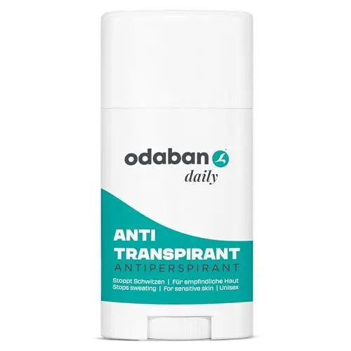 Produktbild: Odaban Antitranspirant Deo Stick | täglicher Schutz gegen Schwitzen | dezenter Uni-Sex Duft | Deostift für empfindliche Haut | Anti Schweiß | Deo Stick für Männer und Frauen 60g
