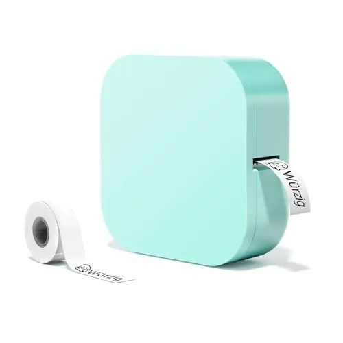 Produktbild: Odaro Q30 Bluetooth Mini Etikettendrucker - Kabelloser Tragbarer Kids Label Printer für iOS und Android für Zuhause, im Büro und in kleinen Unternehmen (Grün)