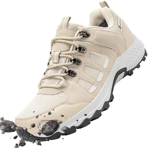 Produktbild: ODCKOI Damen Wanderschuhe Leicht Trekkingschuhe Damen Bequemes Wasserdichtes Outdoor Schuhe Damen Camping Hiking Bergschuhe-KAQIMI-40